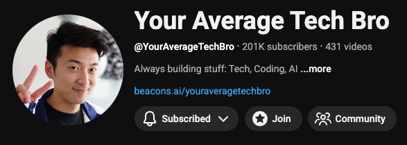 Thomas Kim social profile